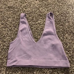 Purple bralette